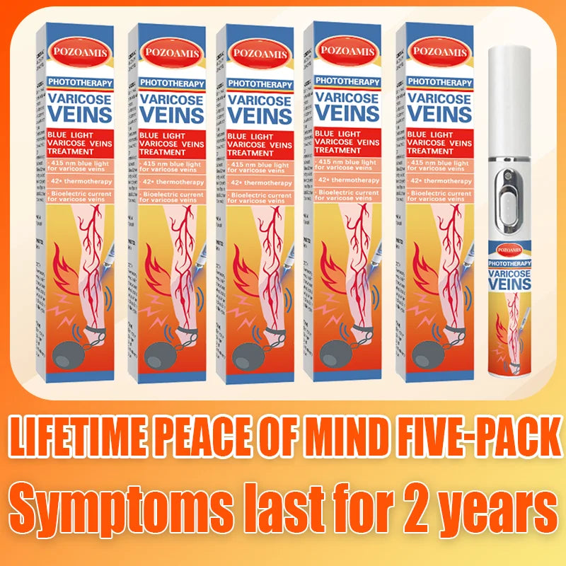 blue light pen solve varicose veins, hot sale leg care tools