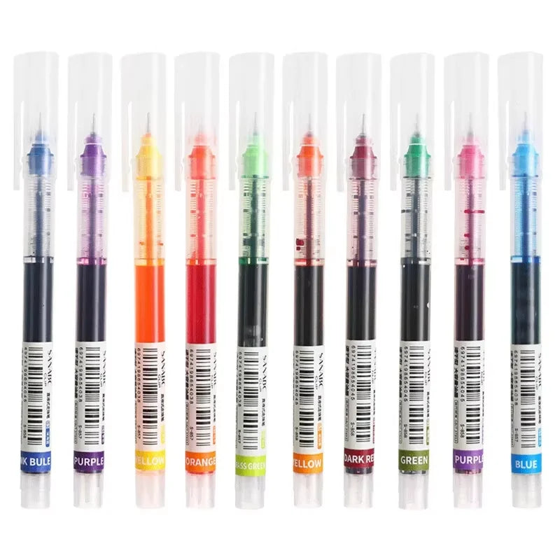 Ergonomic gel pen - Smooth and comfortable writing, quick-drying ink