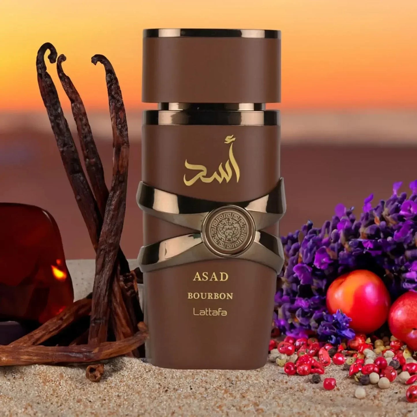 Lattafa Asad Bourbon Original Arab Perfume Floral and Fruity Pheromone The Original Flavor and Natural Fragrance