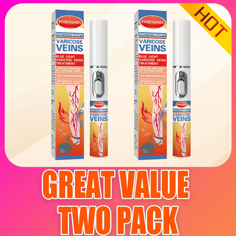 blue light pen solve varicose veins, hot sale leg care tools