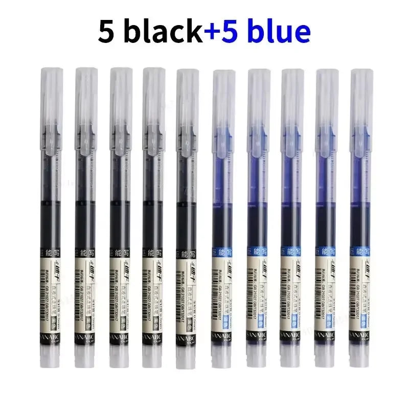 Ergonomic gel pen - Smooth and comfortable writing, quick-drying ink