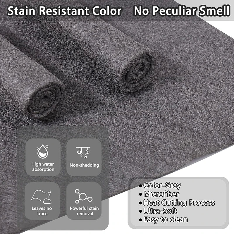 5-1PC Thickened Magic Cleaning Cloth Microfiber Glass Clean Towel Reusable Washable Lint-free Cleaning Rag for Kitchen Glass Car