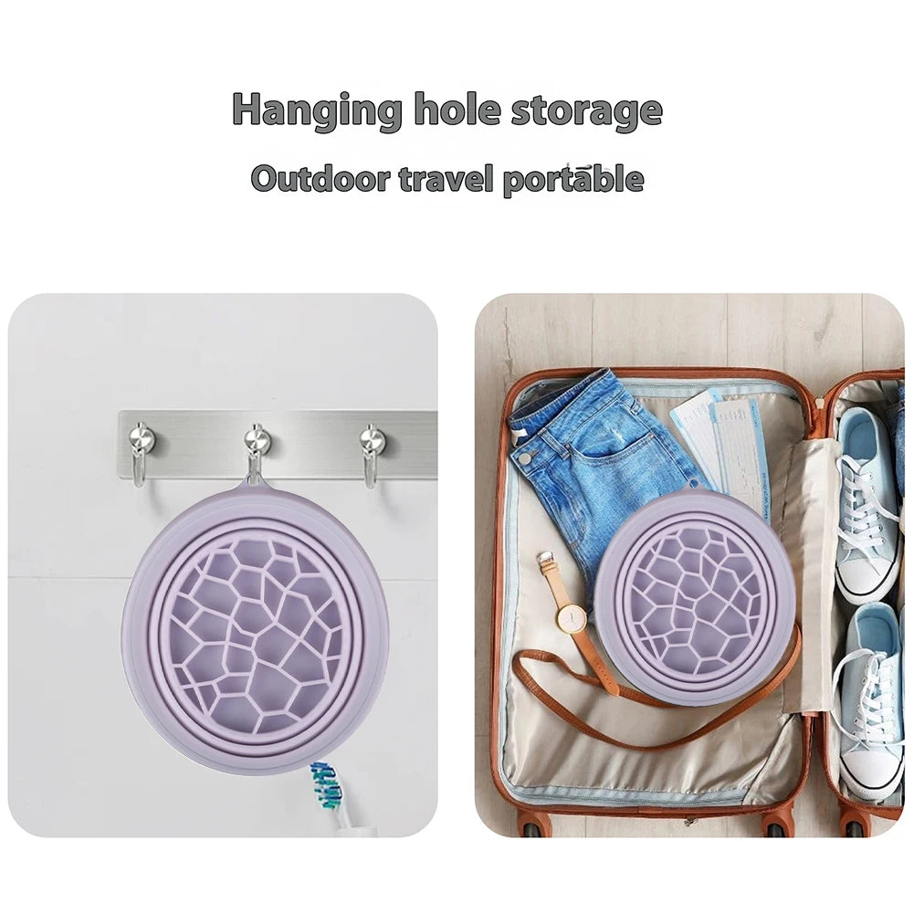 Foldable Silicone Ice Bath Tray Cold Therapy Portable Cryo Skin Tool Travel Beauty Bowl Facial Tool Face Ice Bath Water Chiller
