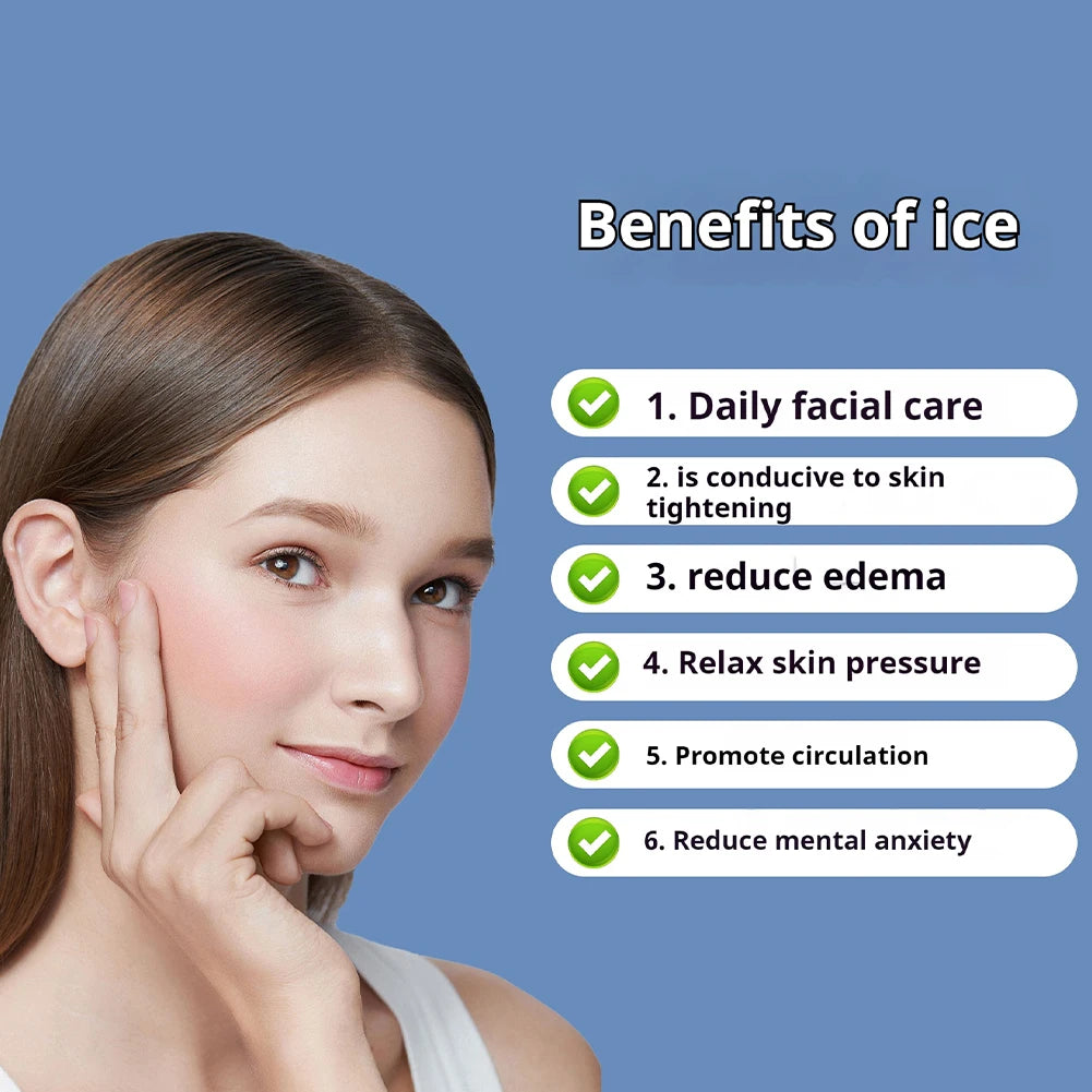 Foldable Silicone Ice Bath Tray Cold Therapy Portable Cryo Skin Tool Travel Beauty Bowl Facial Tool Face Ice Bath Water Chiller