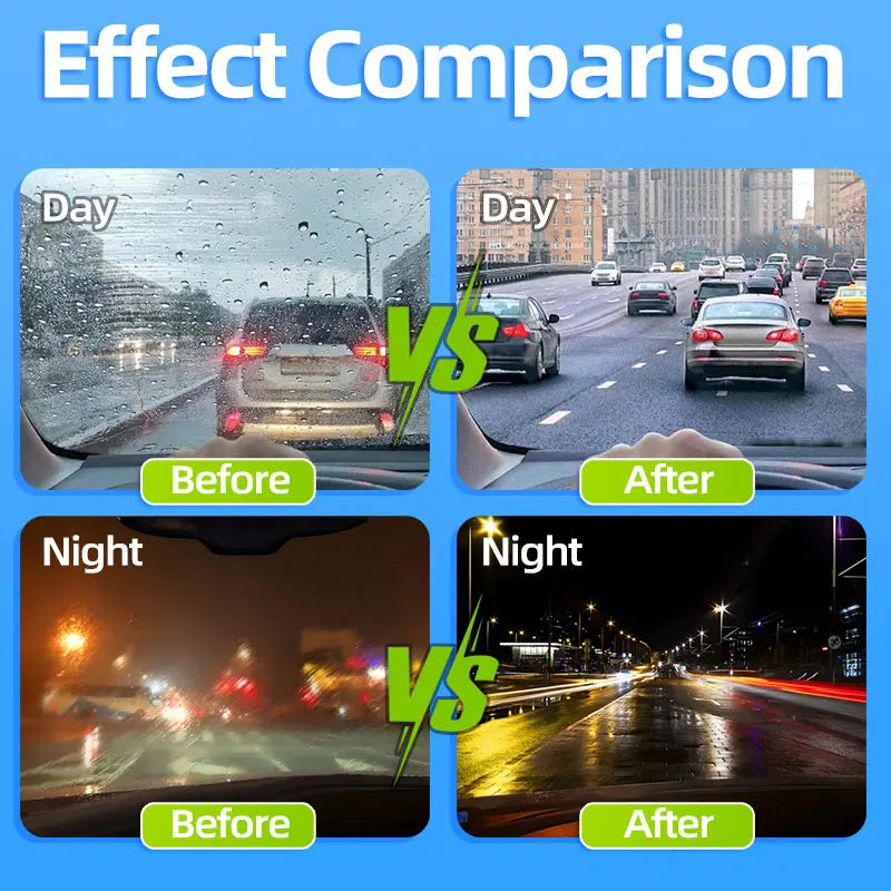 Car Glass Oil Film Remover Automotive Glass Sponge Cleaning Brush Front Inner Windshield Glass Oil Film Cleaner For Car Cleaning